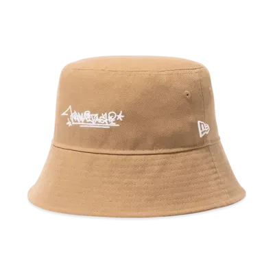 NEW ERA x KAMAITACHI Bucket 01 Sailor Brim Graffiti Logo "Khaki"