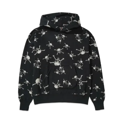 SAINT Mxxxxxx Skull Pullover Hoodie "Black"