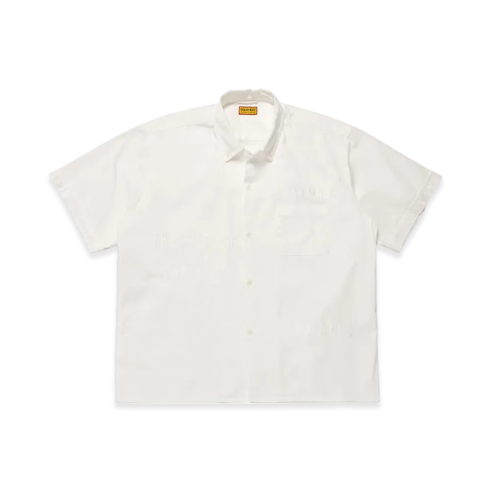 HUMAN MADE Open Collar BD Shirt "White"