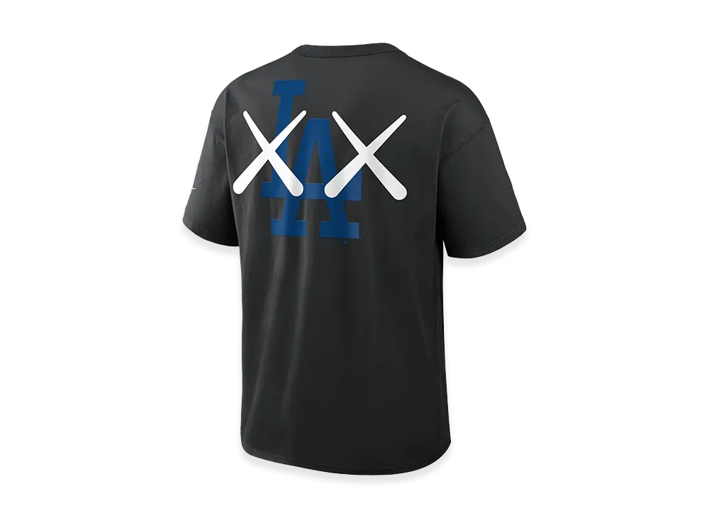 MLB x KAWS x Nike Fanatics Women’s Fest Boxy Tee Los Angeles Dodgers "Black"