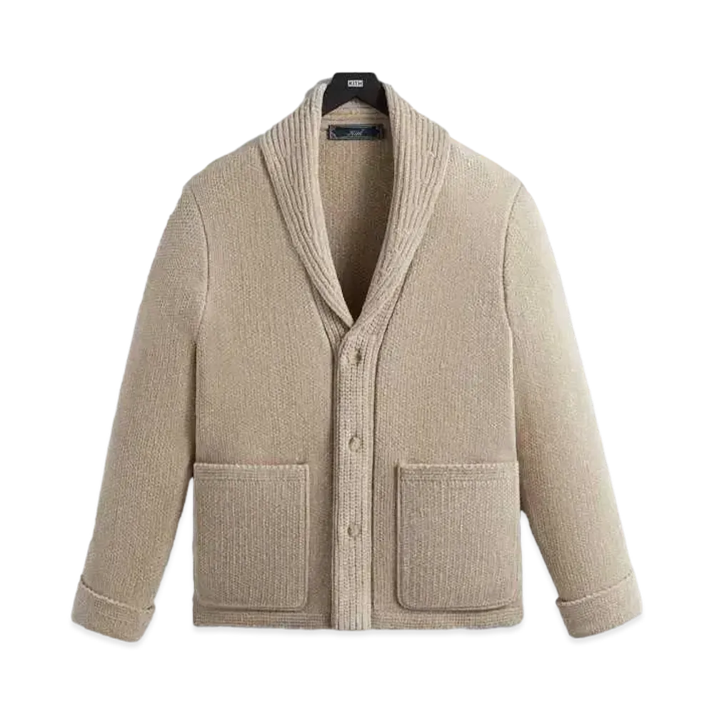 Kith Francis Chenille Shawl Coat "Sediment"