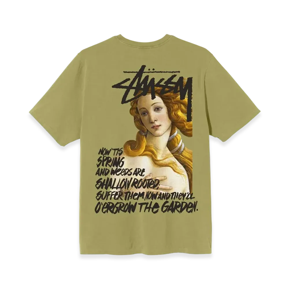 Stussy Spring Weeds Tee "Citron"