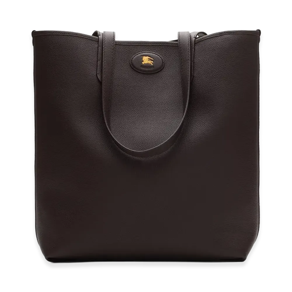 Burberry Reversible Bloomsbury North South Tote "Sand Beige/Peat Brown"