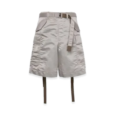 sacai Nylon Twill Shorts "Grey"