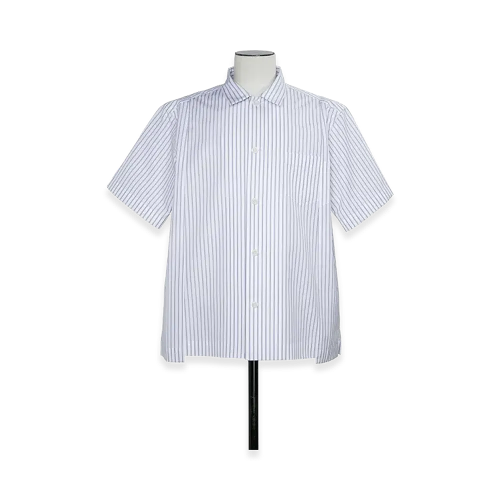 sacai Poplin Shirt "Off White Stripe"