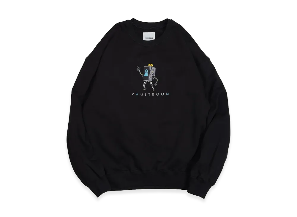 VAULTROOM x PRAGMATA Cabin Crewneck "Black"