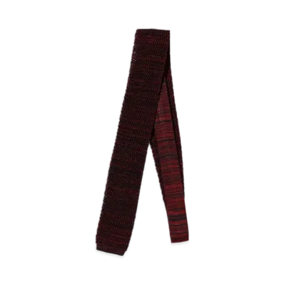 BEAMS Knit Tie Silk Grandrelle "Red"