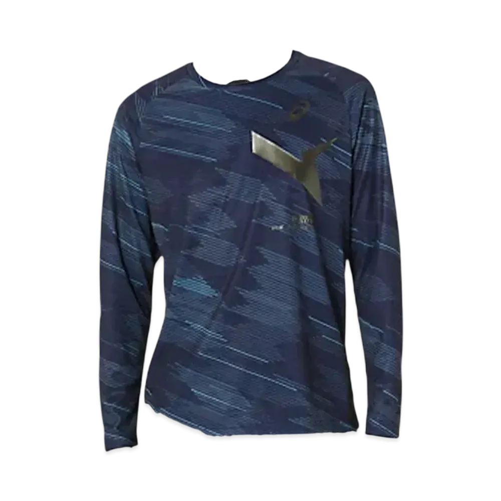 Asics Aim-Trg Dry Graphic Long Sleeve Shirt "Midnight"