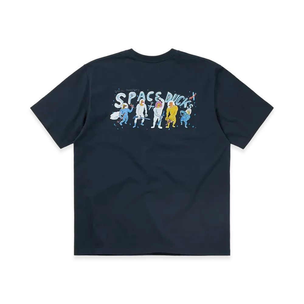 thisisneverthat x Daniel Johnston Space Ducks Tee "Navy"