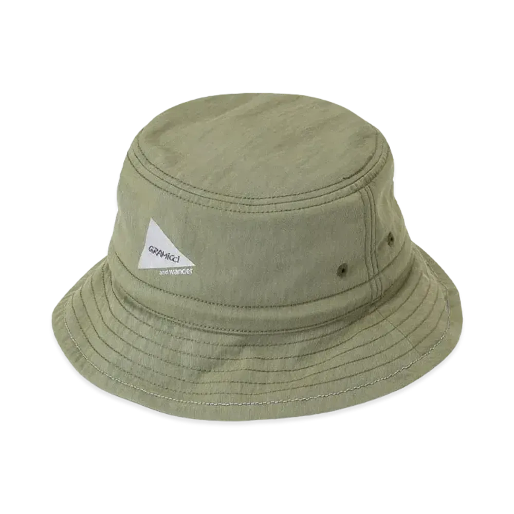 GRAMICCI x and wander NYCO HAT "OLIVE"