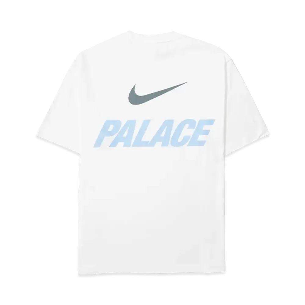 PALACE x Nike Font Swoosh T Shirt "White"