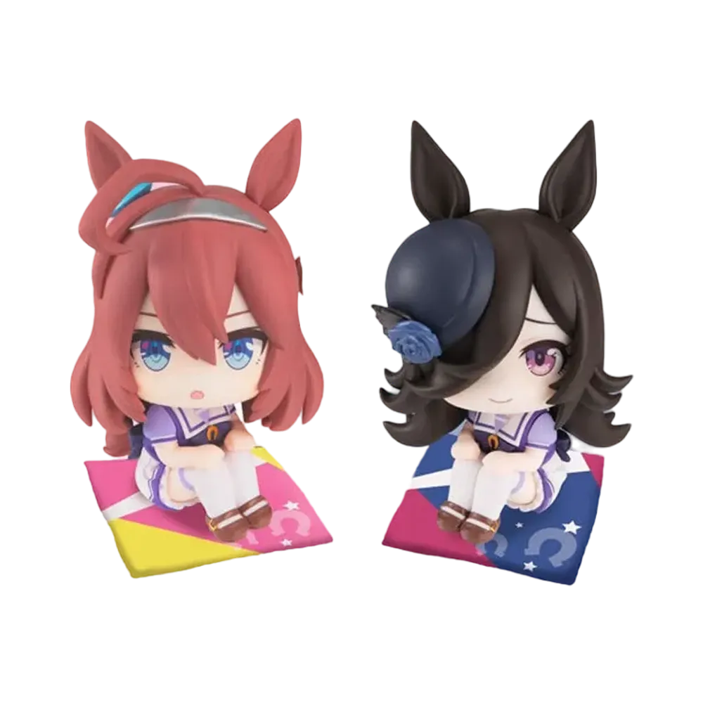 MegaHouse "Lookup" -Umamusume: Pretty Derby - Mihono Bourbon & Rice Shower Limited edition with a cushion