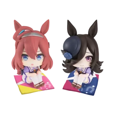 MegaHouse "Lookup" -Umamusume: Pretty Derby - Mihono Bourbon & Rice Shower Limited edition with a cushion