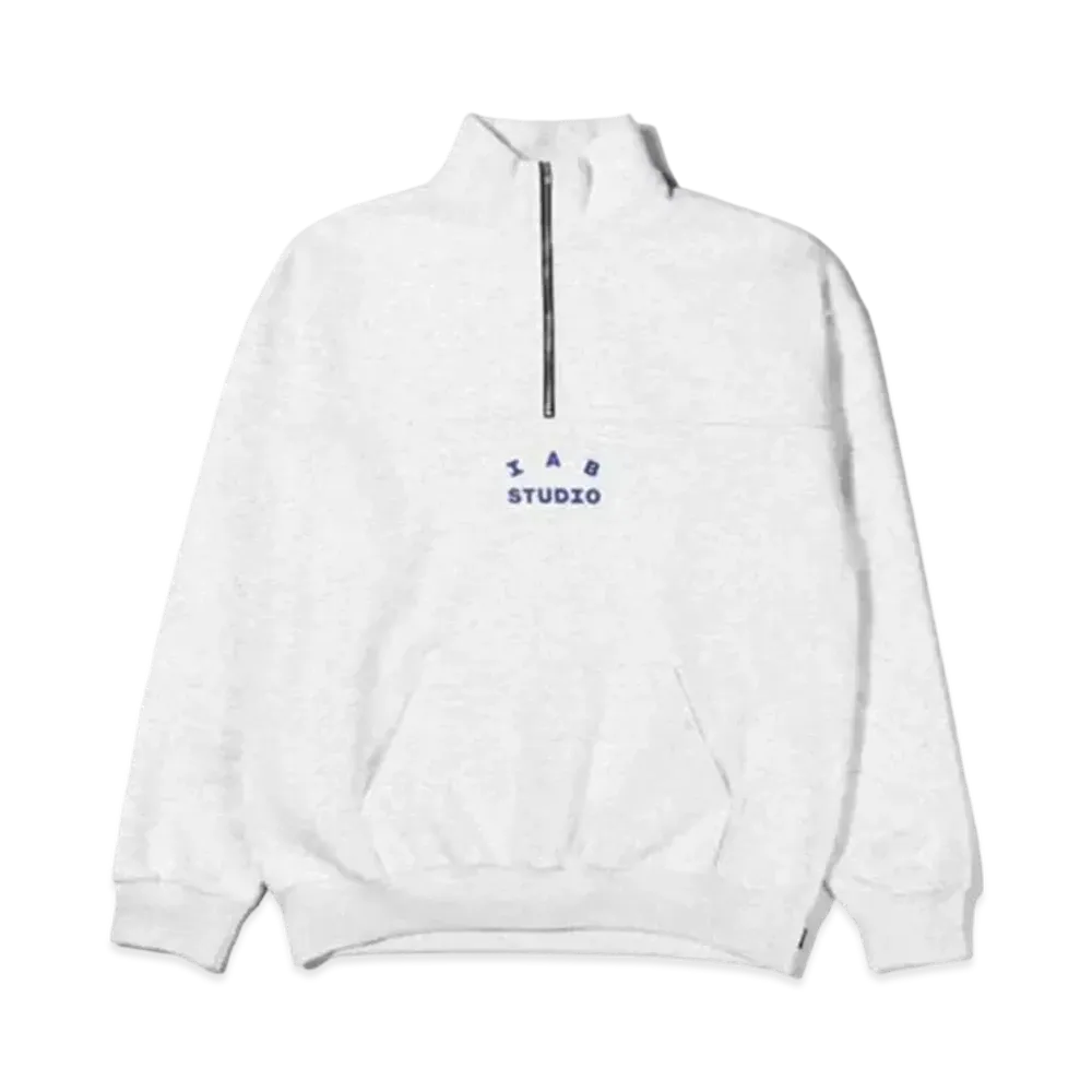 IAB Studio Half Zip-Up Pullover "Light Gray"