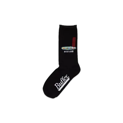 Buffer x Maxell Socks Maxell "Black"