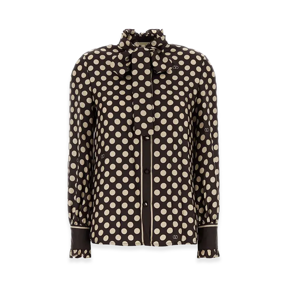 Valentino Women's Twill Shirt "Printed"