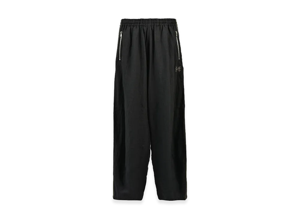 NEEDLES x NUBIAN H.D. Track Pant - Cotton Linen "Black"