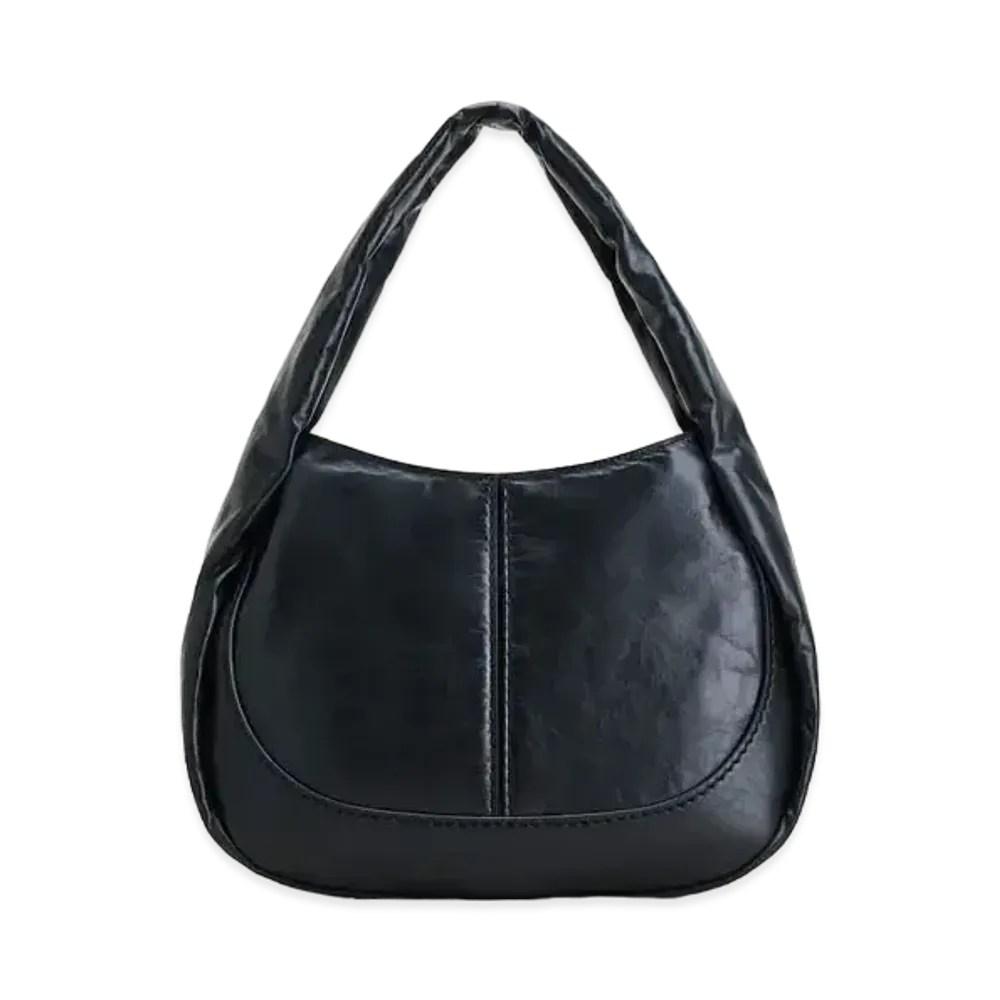 TOD'S Shirt Hobo Bag Small "Black"