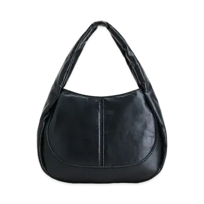 TOD'S Shirt Hobo Bag Small "Black"