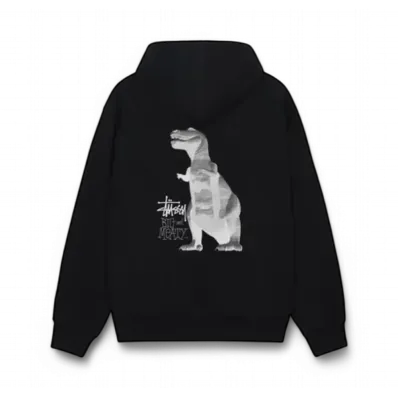 Stussy Big & Meaty Zip Hoodie "Black"