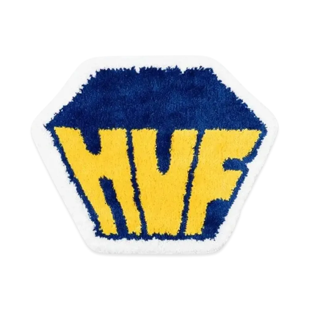 HUF Big Block Rug Mat "White"