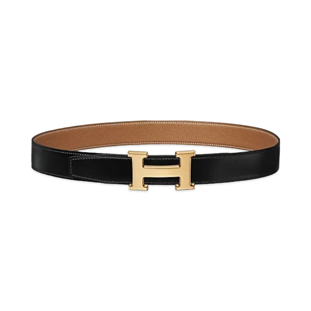 Hermes Reversible Belt "Black/Brown"