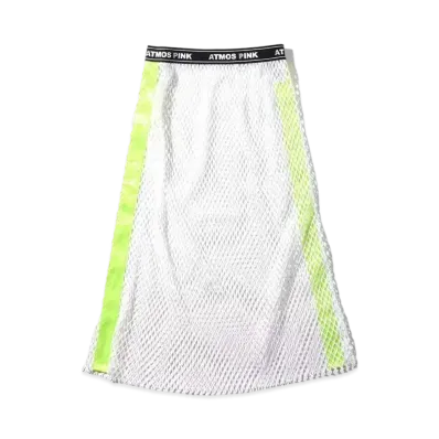 atmos pink Logo Mesh Skirt "White"