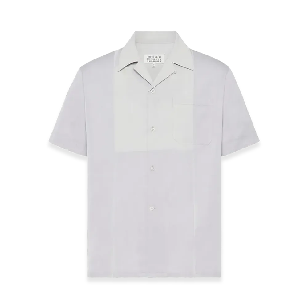 Maison Margiela Cotton Bowling Shirt "Pearl Gray"
