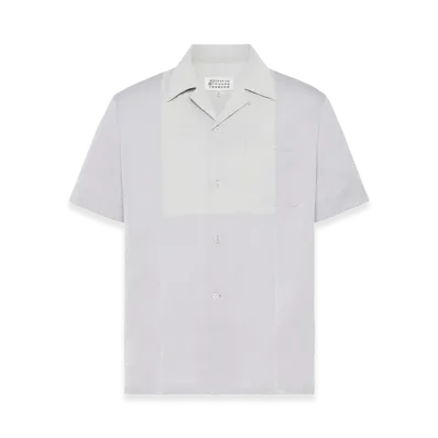 Maison Margiela Cotton Bowling Shirt "Pearl Gray"