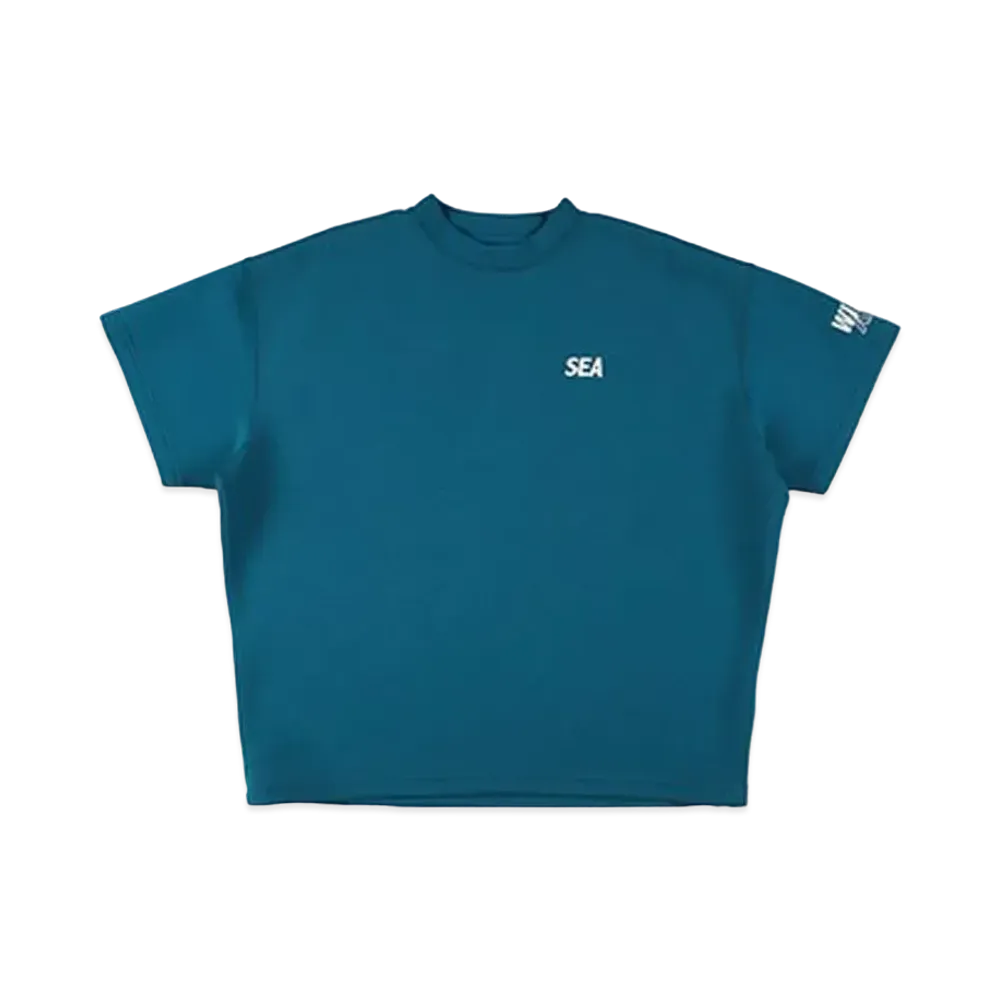 WIND AND SEA WDS-ES Cardboard S/S Tops "Sea Blue"