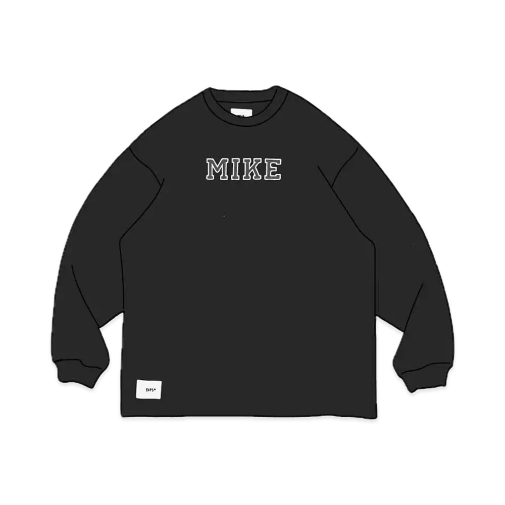 WTAPS Academy / LS / Cotton / MIKE "Black"
