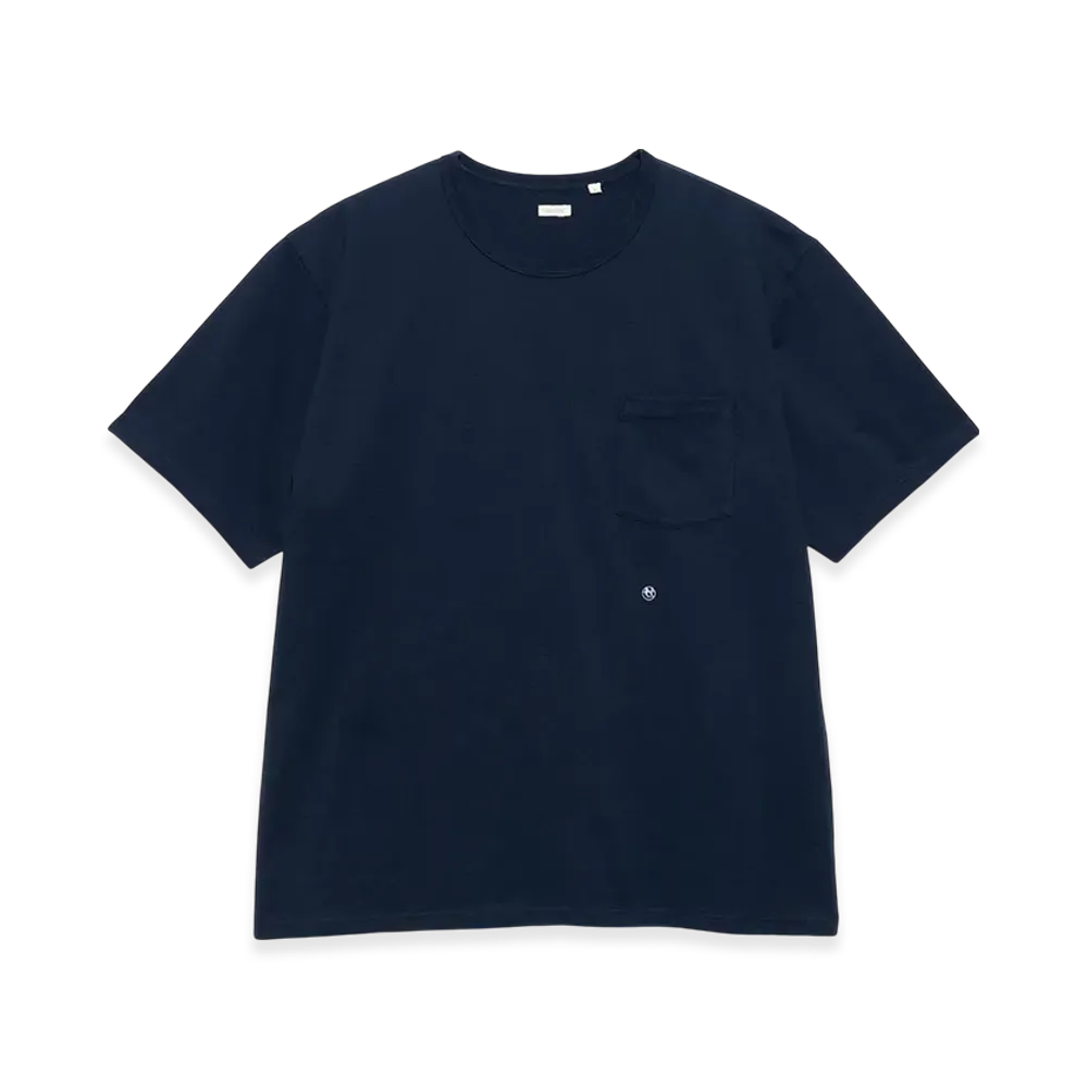 nanamica Coolmax Jersey Pocket Tee "Navy"