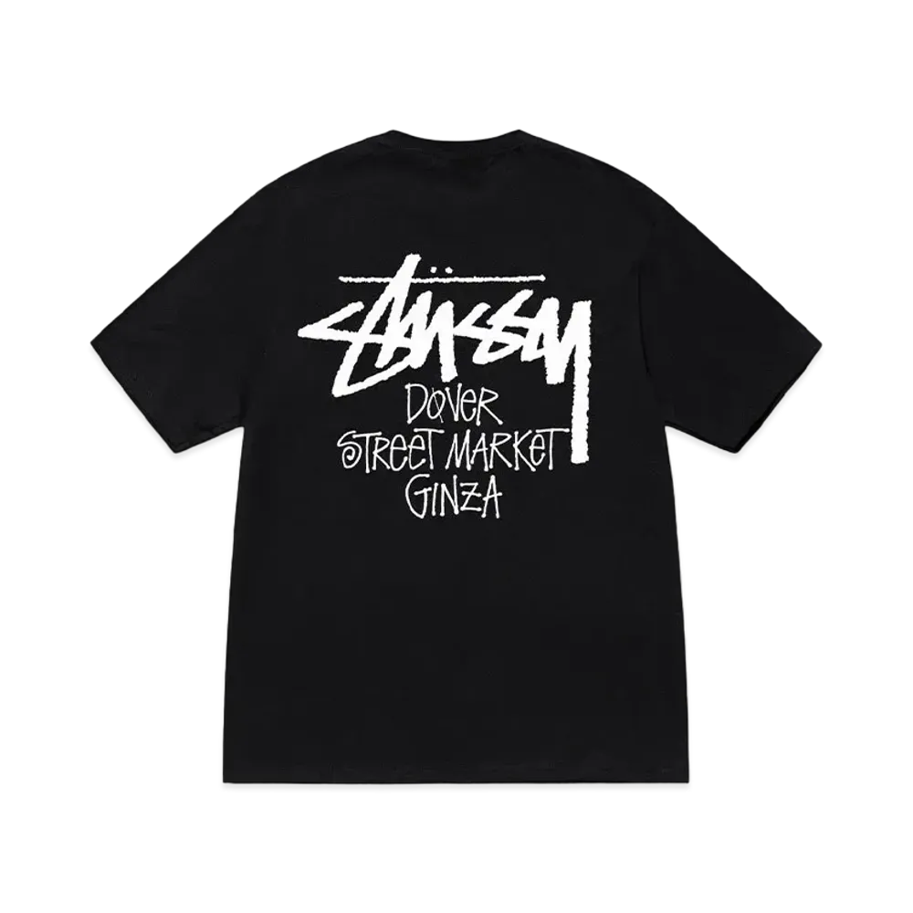 Stussy x Dover Street Market Ginza Tee "Black"