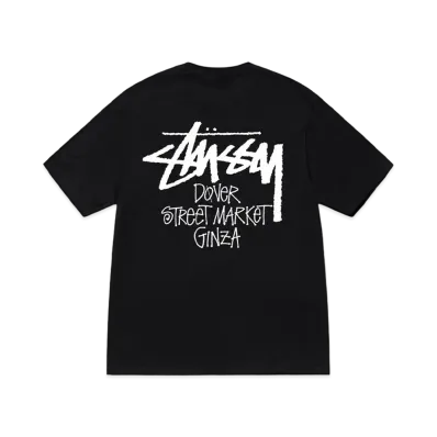 Stussy x Dover Street Market Ginza Tee "Black"