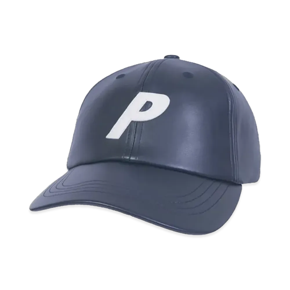 PALACE Faux Leather P 6 Panel "Navy"