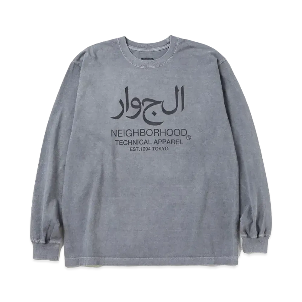 NEIGHBORHOOD NH . Tee LS-15 "Gray"