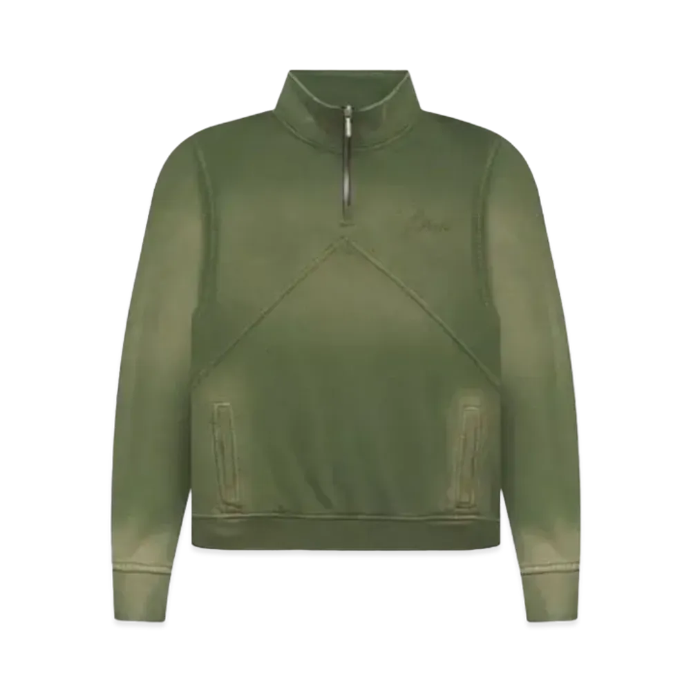 RHUDE Quarter Zip "Sundry Olive"