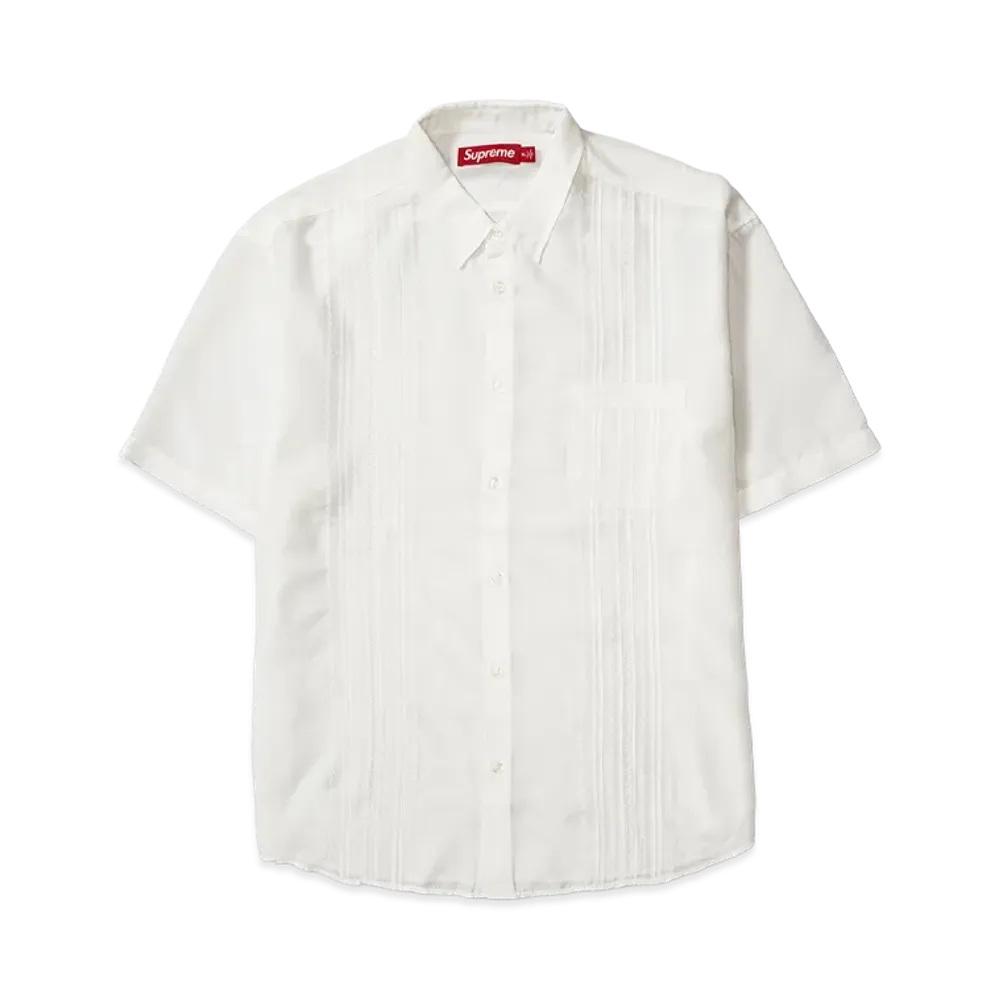 Supreme Pintuck S/S Shirt "White"