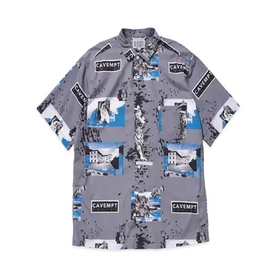 Cav Empt (C.E) DESIGN SIMULATION SHORT SLEEVE SHIRT "Grey"