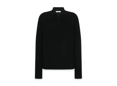 The Row Tiger Cashmere Polo "Black"