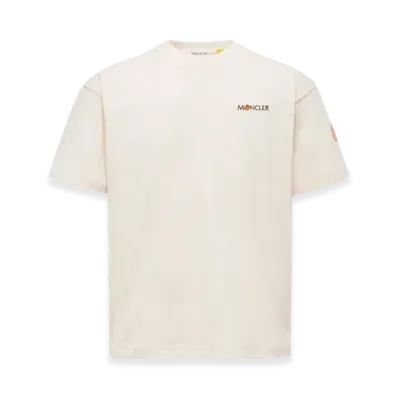 MONCLER x Gilga Farm by Donald Glover Cotton T-Shirt "Ivory"