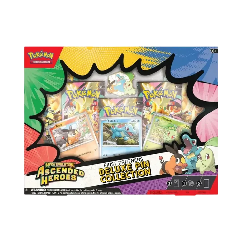 ポケモンカードゲームMEGA(英語版)メガエボリューション「アセンデッドヒーローズ ファーストパートナー デラックス ピン コレクション」