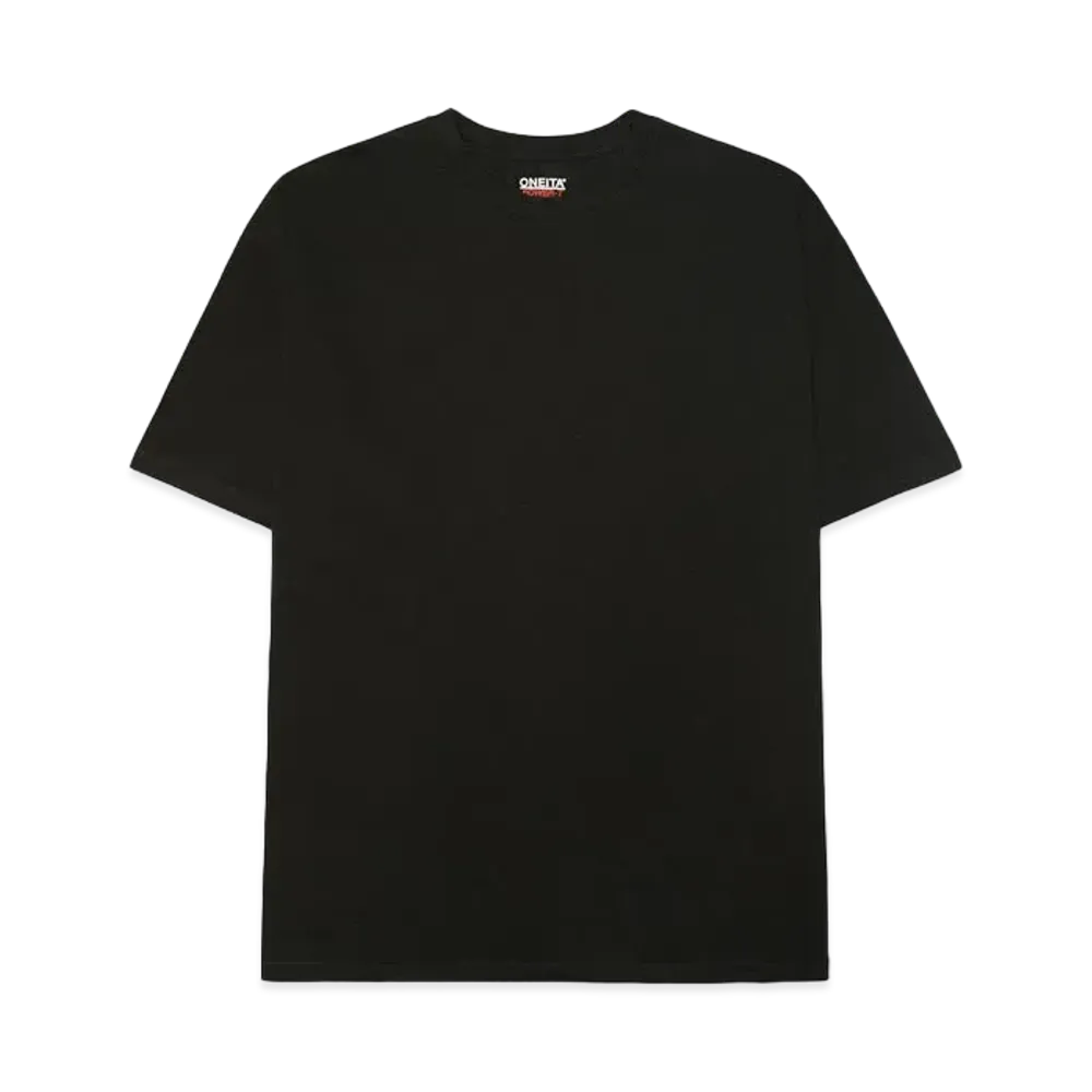 ONEITA ORGANIC COTTON POWER-T "BLACK"