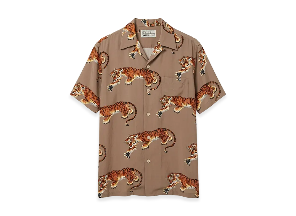 WACKO MARIA TIM LEHI / HAWAIIAN SHIRT "Beige"