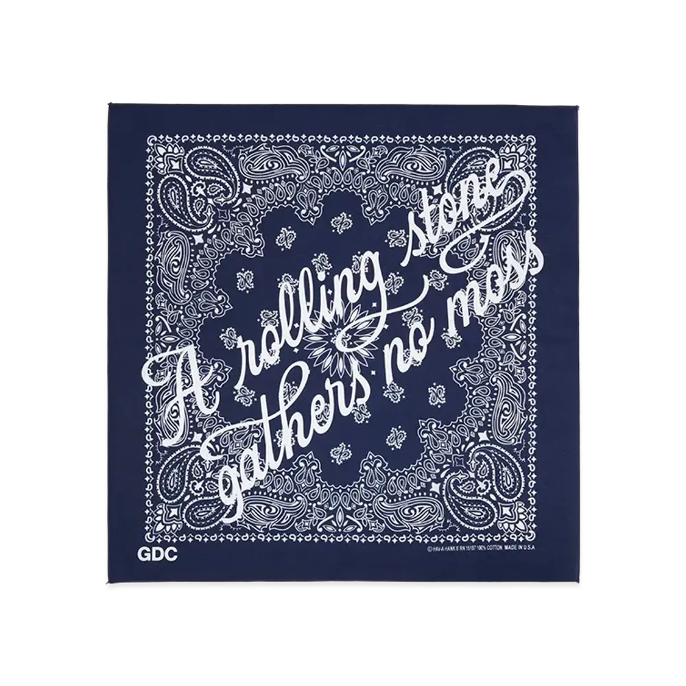 GDC x Hav-A-Hank Logo Bandana "Navy"