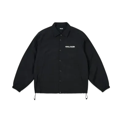 PALACE Fleece Lined Coach Jacket "Black"