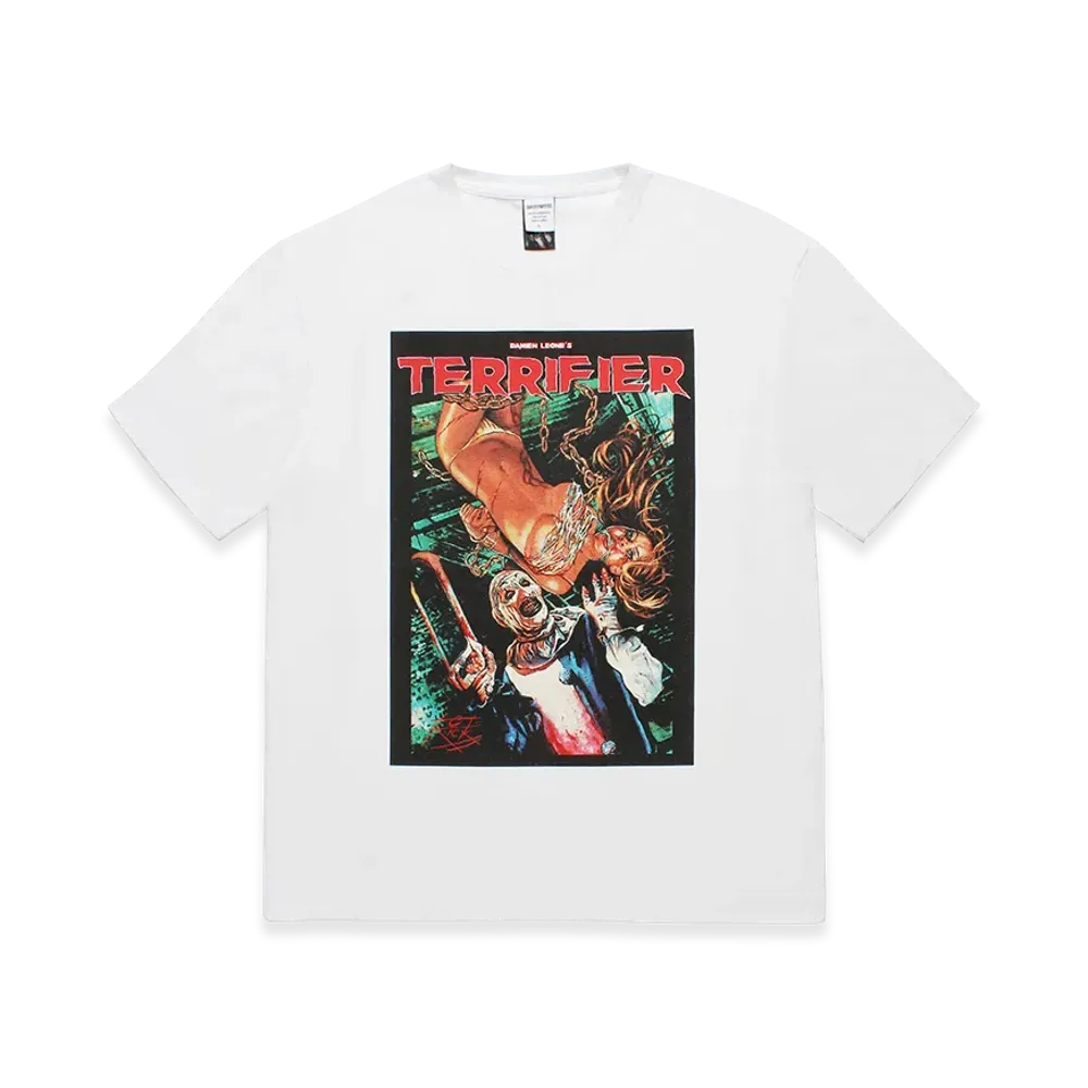WACKO MARIA x Terrifier Washed Heavy Weight T-Shirt "White"