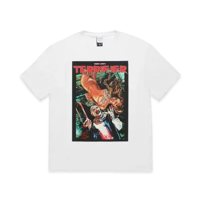 WACKO MARIA x Terrifier Washed Heavy Weight T-Shirt "White"