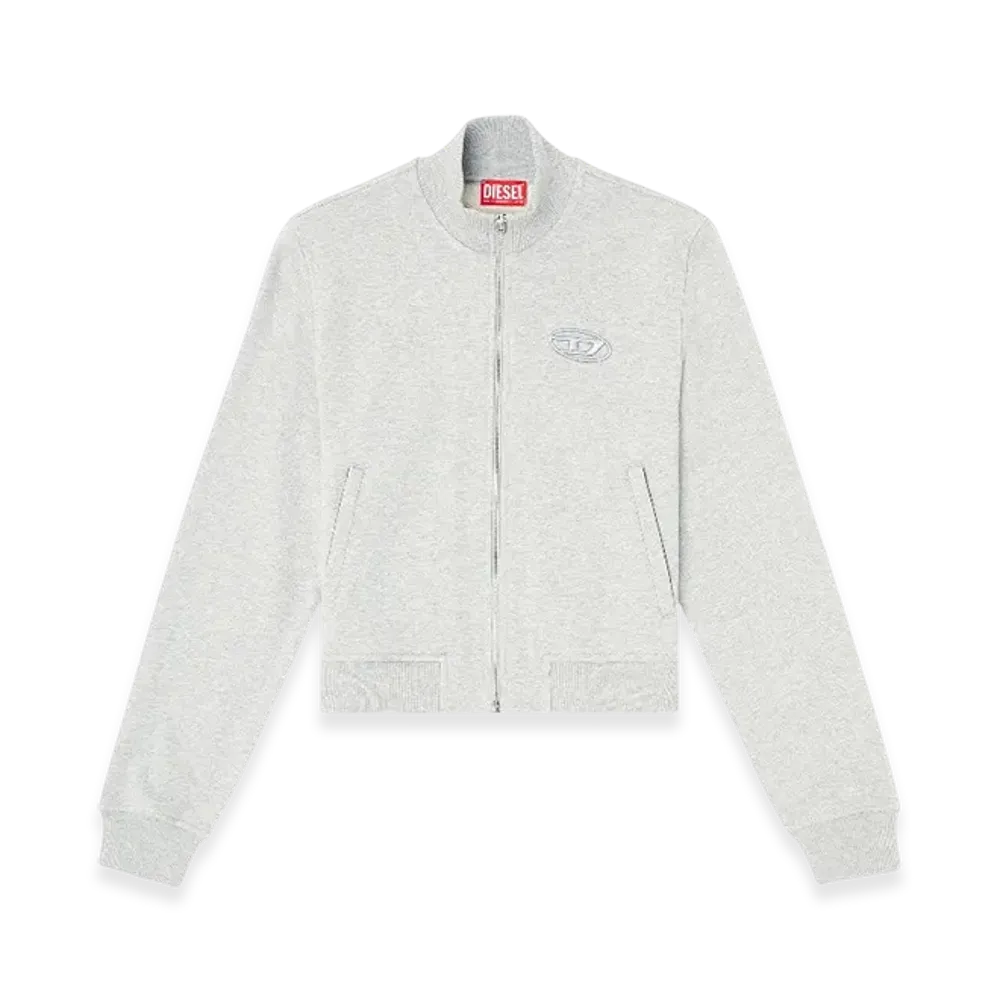 Diesel F-Flacin-J1 Sweatshirt With Oval D Logo "Gray"