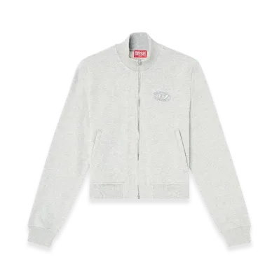 Diesel F-Flacin-J1 Sweatshirt With Oval D Logo "Gray"